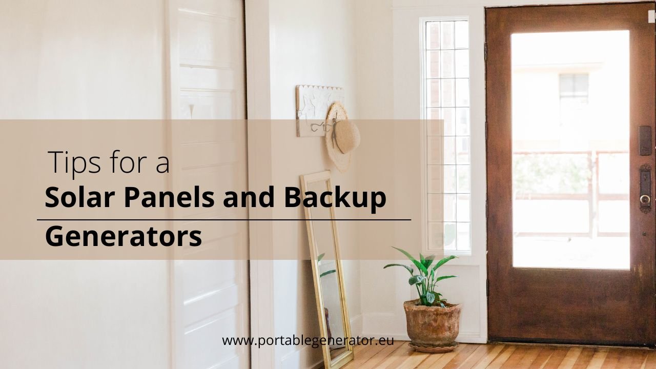 Solar Panels and Backup Generators