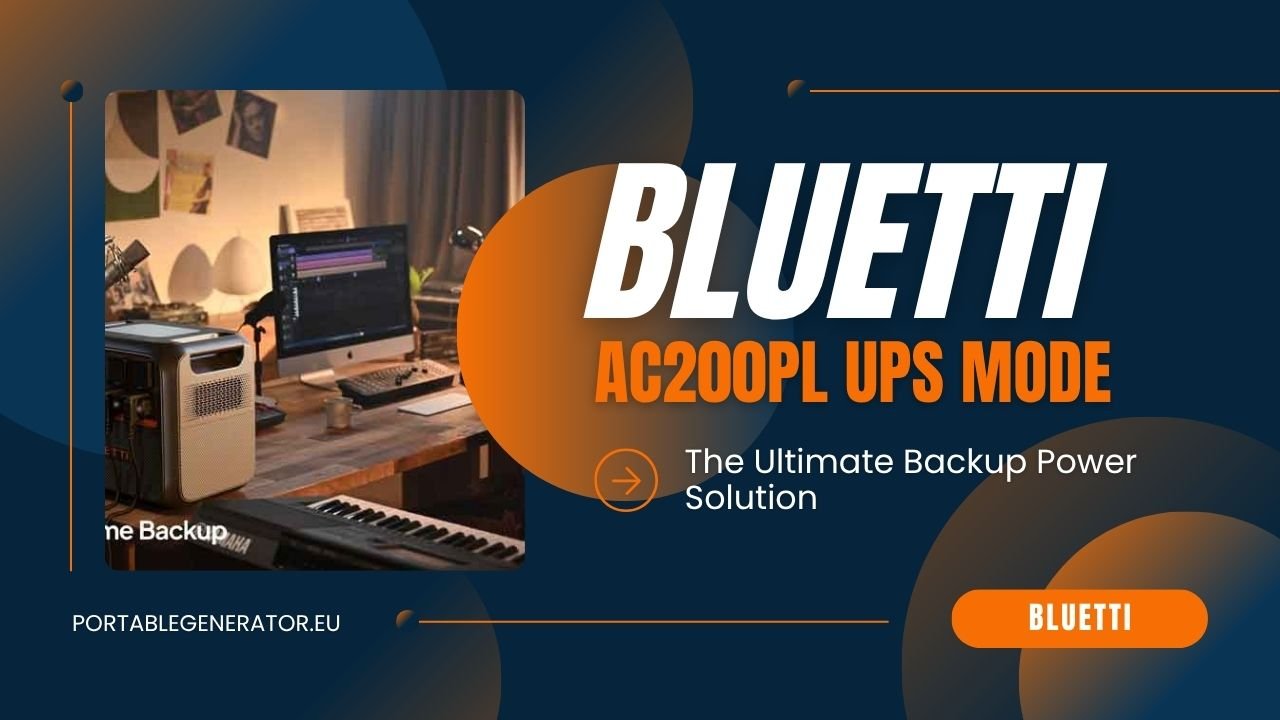 Bluetti AC200PL UPS Mode